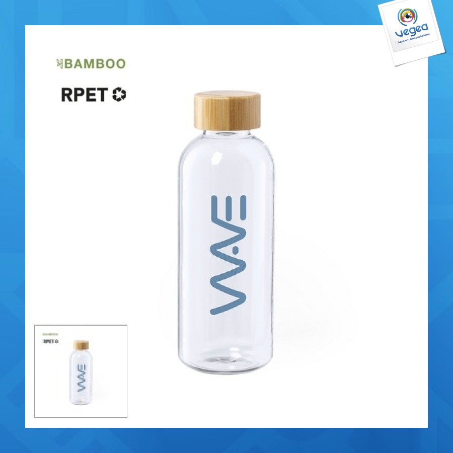 Bouteille 60cl en plastique recyclé
