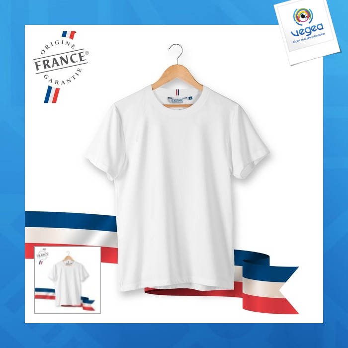 T-shirt bio personnalisable 240g fabriqué en france