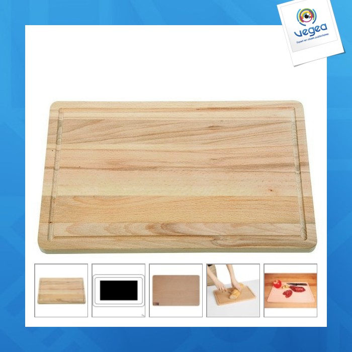 Planche en bois 38x25cm fabriquée en serbie