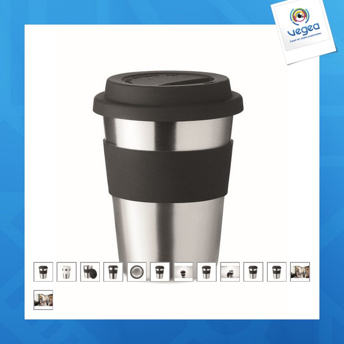 Irmug personnalisable - gobelet en acier inox 350ml