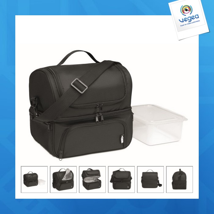 Sac isotherme publicitaire en 600d rpet