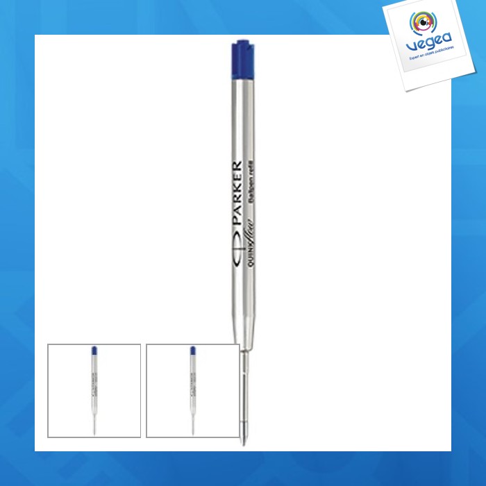 Cartouche pour stylo bille personnalisable quinkflow parker