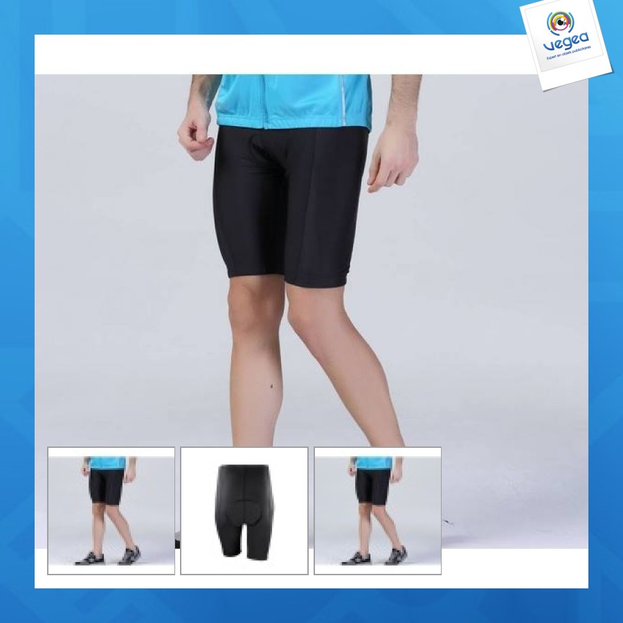 Short publicitaire cycliste homme