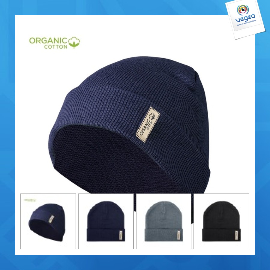 Bonnet confortable en coton biologique