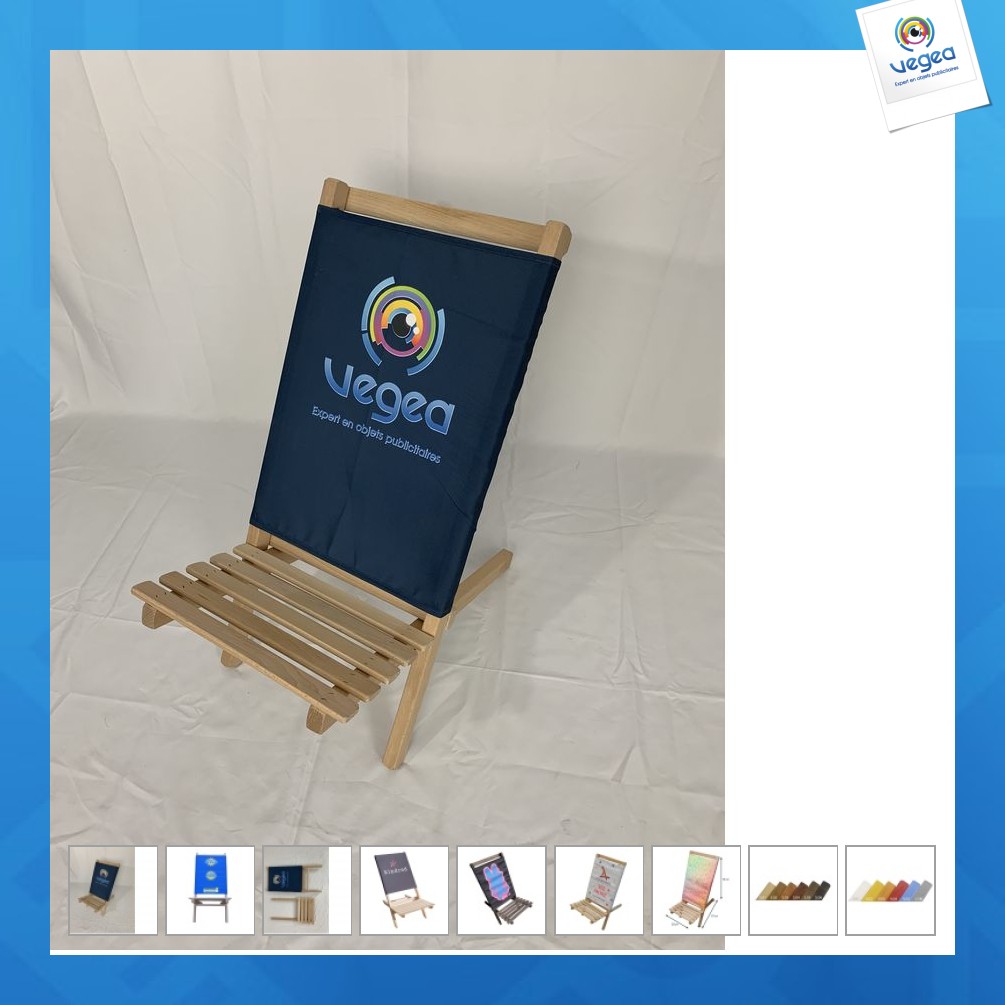 Chaise publicitaire touristique
