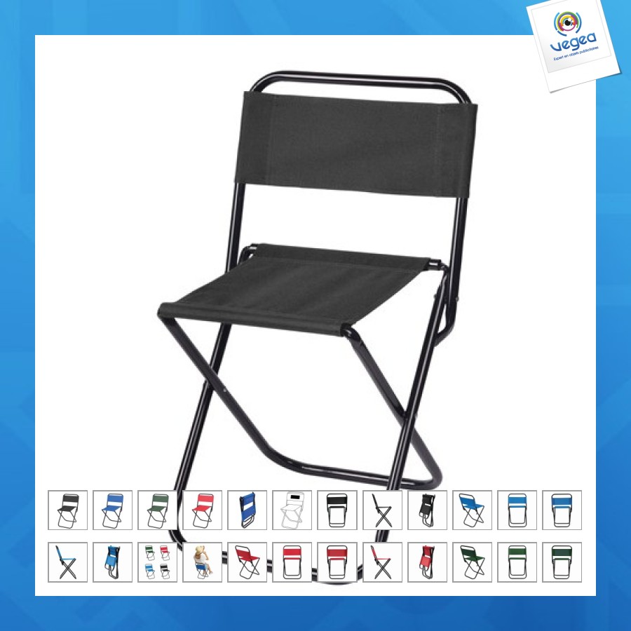 Chaise pliable personnalisable
