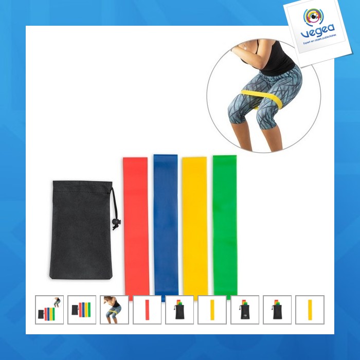 4 bandes élastiques
