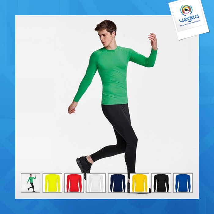 T-shirt personnalisé thermique professionnel avec tissu renforcé - prime