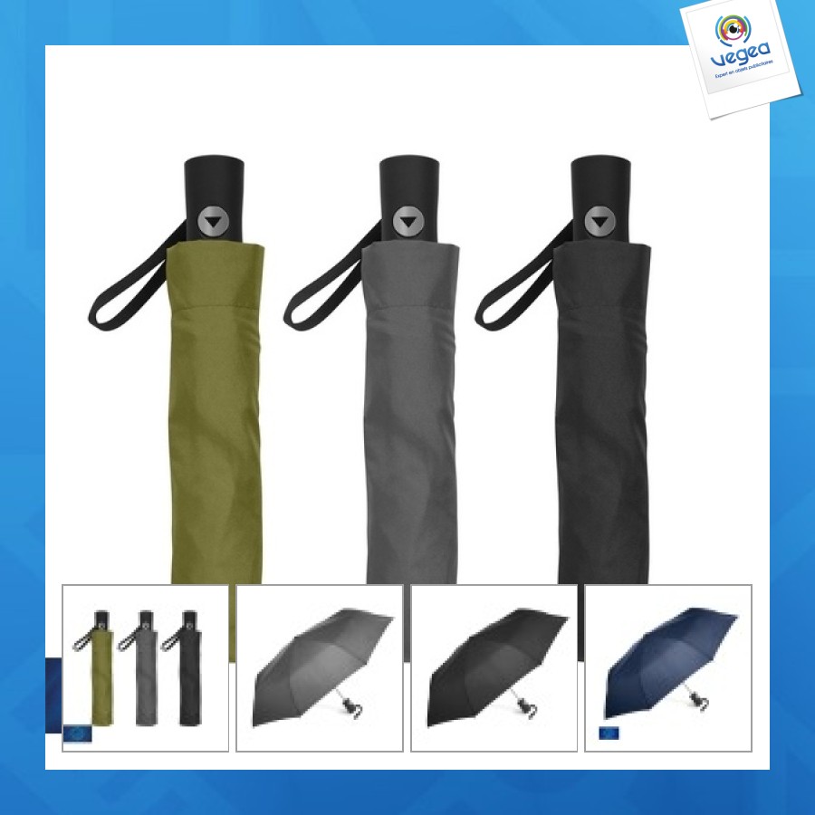 Parapluie pliable personnalisable fabrication européenne