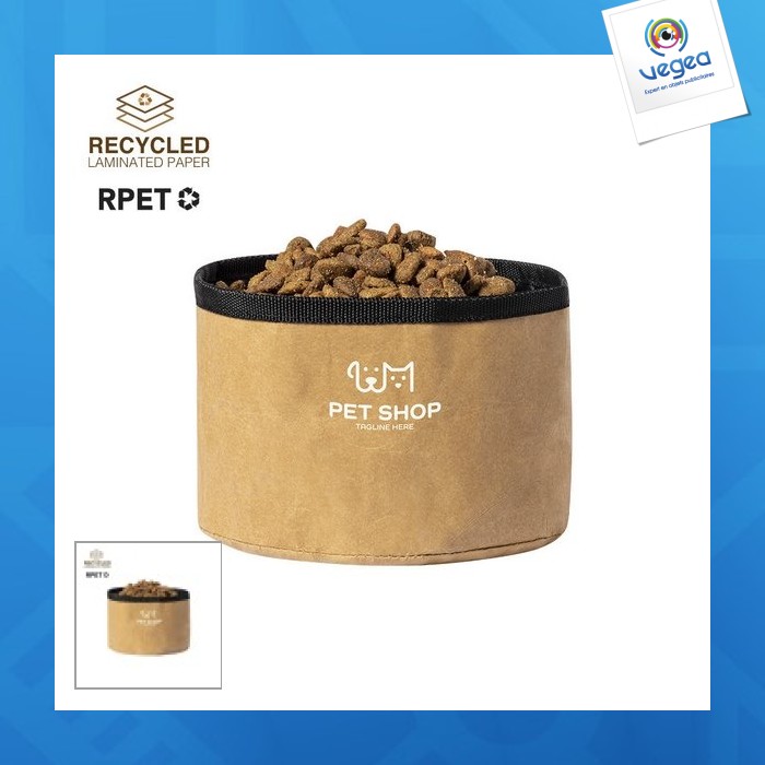 Bol pliable promotionnel pour animaux