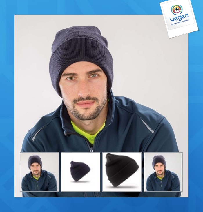 Bonnet en laine recyclée