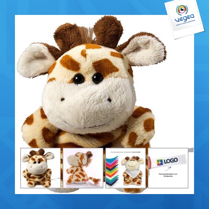 Peluche girafe personnalisable - mbw