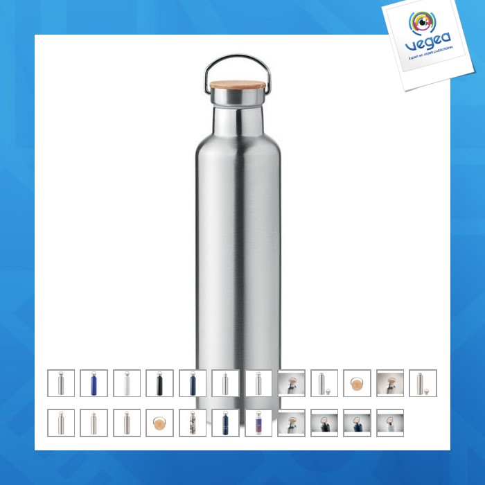 Bouteille double paroi 1l