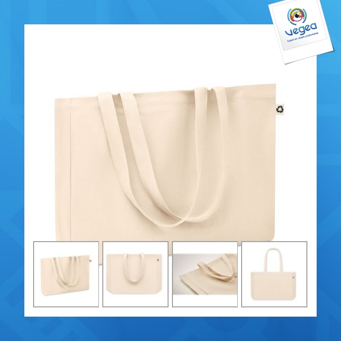 Sac toile recyclée 280g/m²