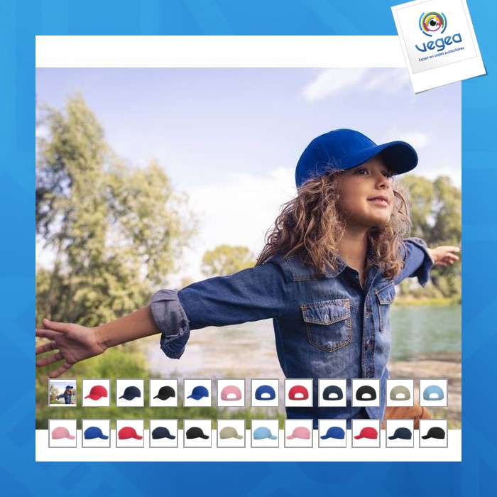 Casquette 6 pans enfant