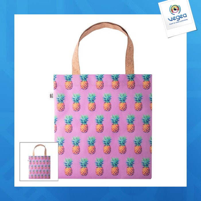 Sac shopping avec poignée en liège