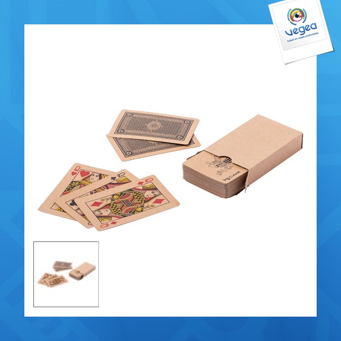 Trebol cartes à jouer personnalisables en papier recyclé
