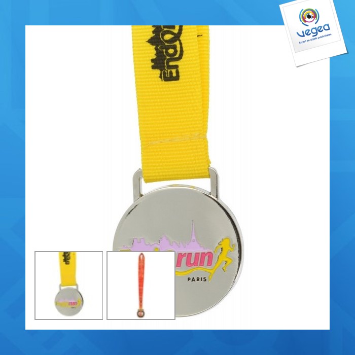 Médaille personnalisée 2d recto verso