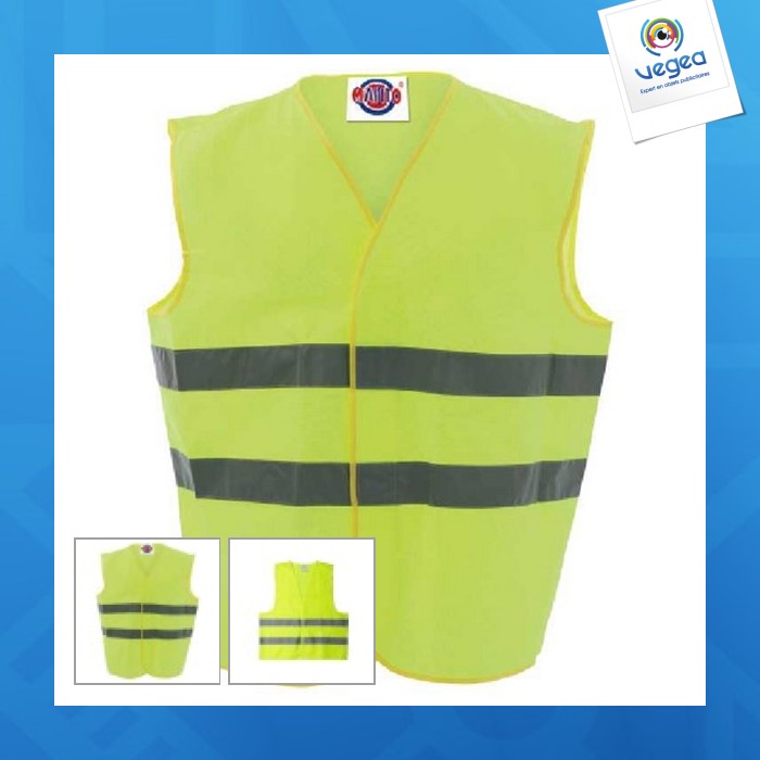 Gilet de sécurité publicitaire adulte