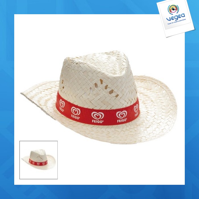 Chapeau de paille en palme claire