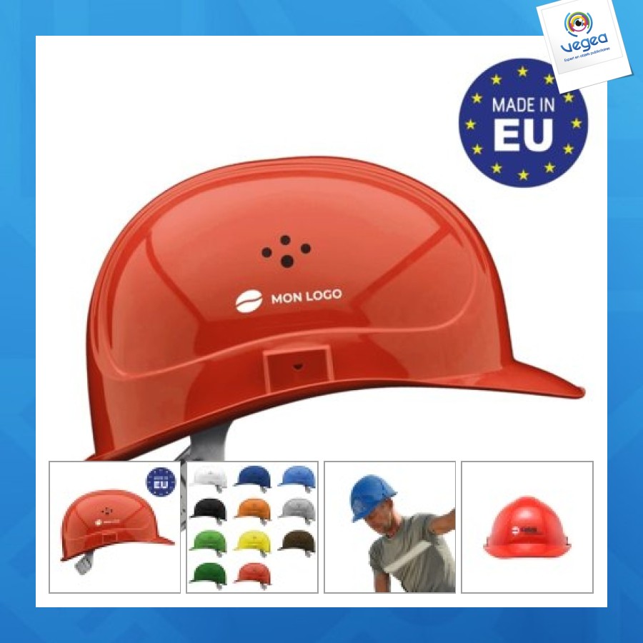 Casque de chantier personnalisé pro
