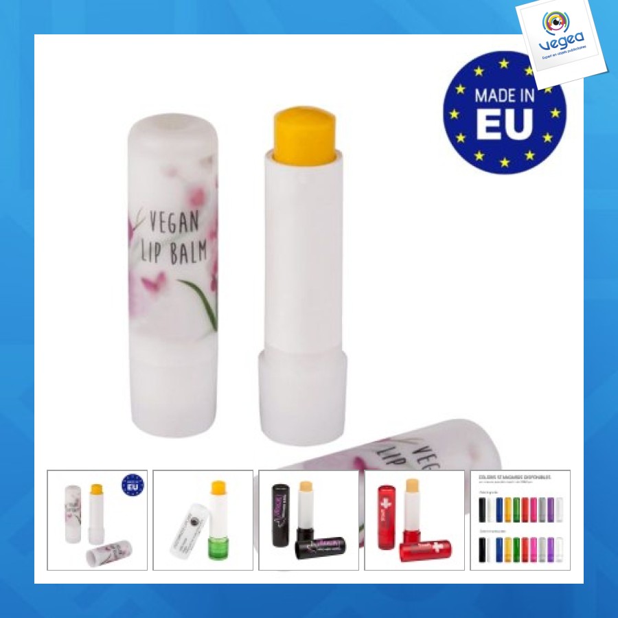 Stick vegan - baume personnalisé à lèvres naturel