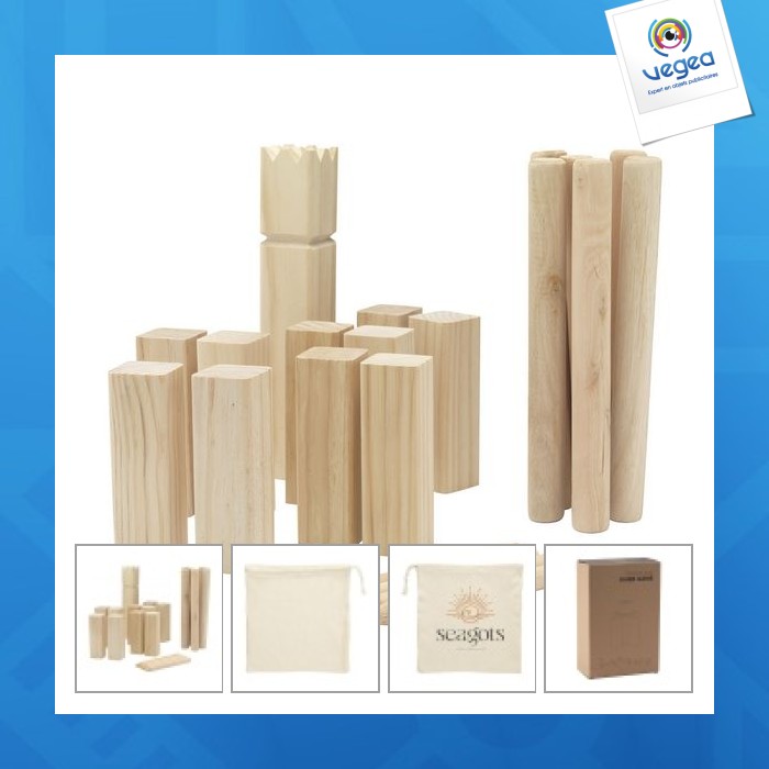 Kingdom kubb outdoor game jeu