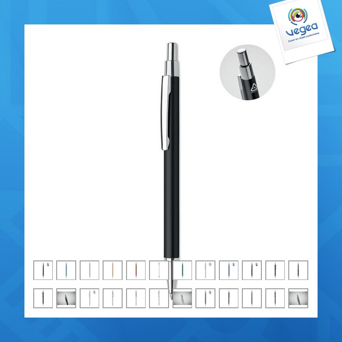 Stylo bille personnalisable aluminium recyclé
