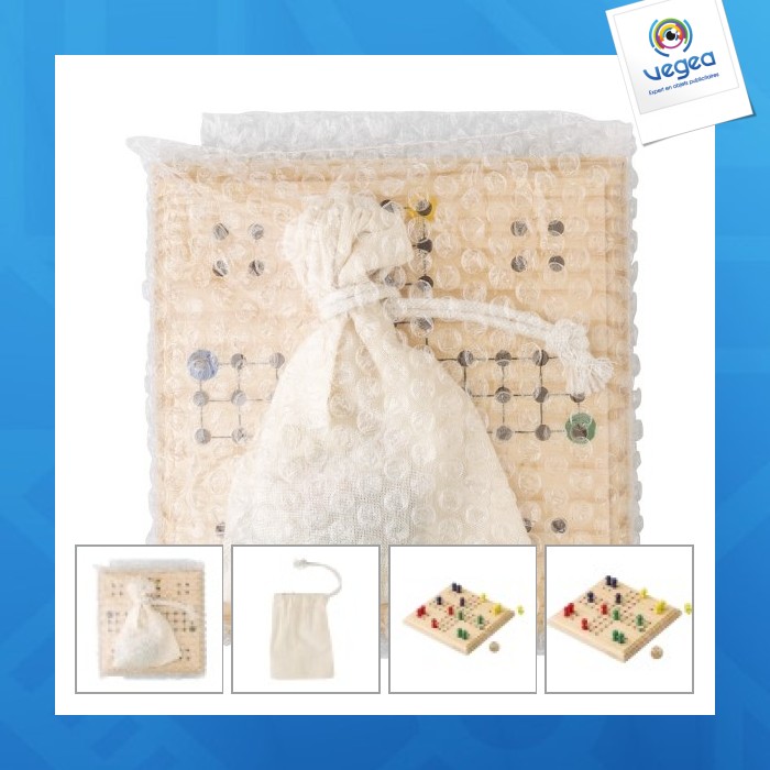 Jeu de petits chevaux personnalisable en bois yasir