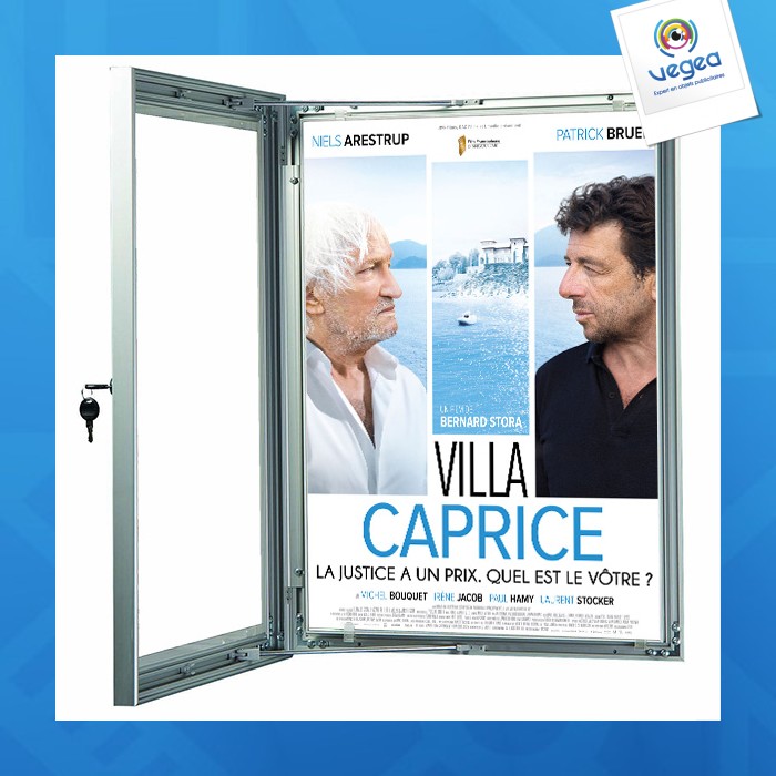 Vitrine affiche-poster a0 + serrure visual-displays