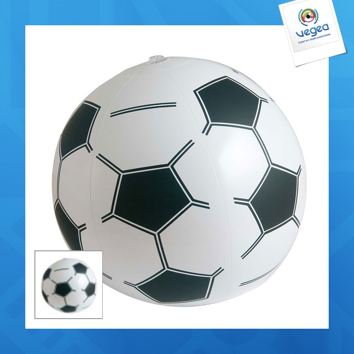 Ballon gonflable personnalisable football