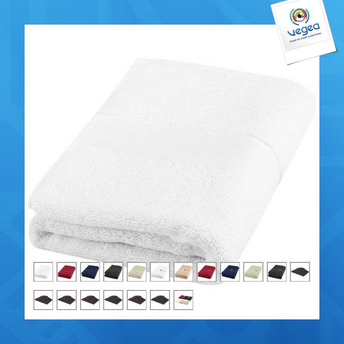 Serviette charlotte de 50x100cm en coton de 450g/m²