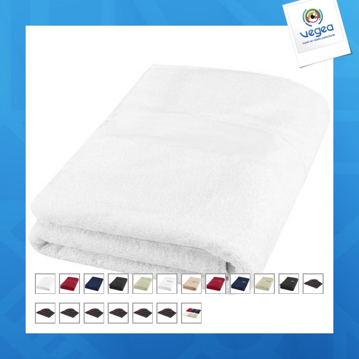 Serviette amelia de 70x140cm en coton de 450g/m²