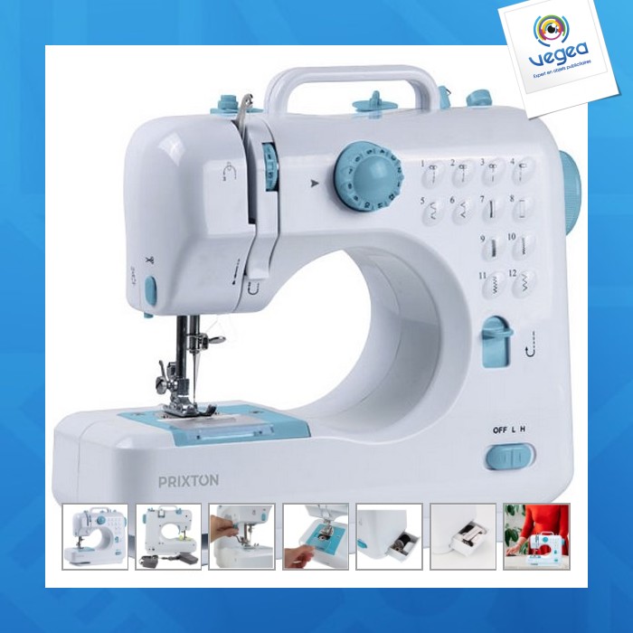 Machine à coudre personnalisable prixton p110