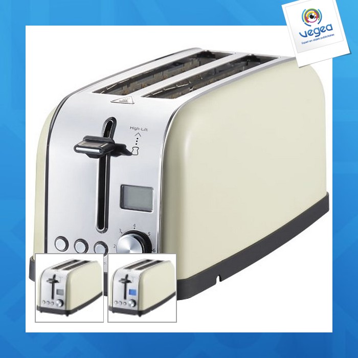 Grille-pain personnalisable prixton bianca pro