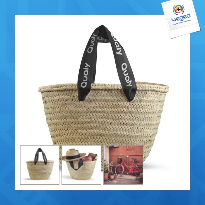 Grand panier tressé