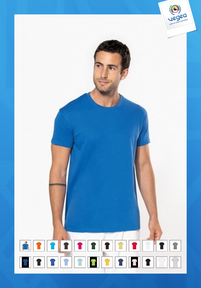 T-shirt publicitaire bio col rond homme