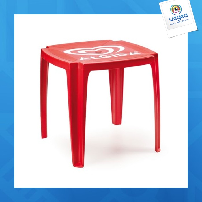 Table empilable personnalisable carrée