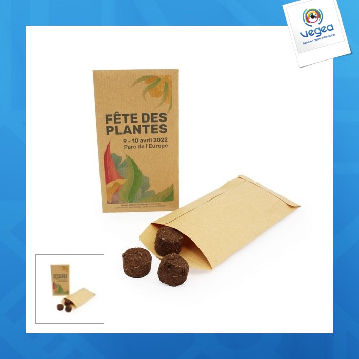 Palets à graines en sachet
