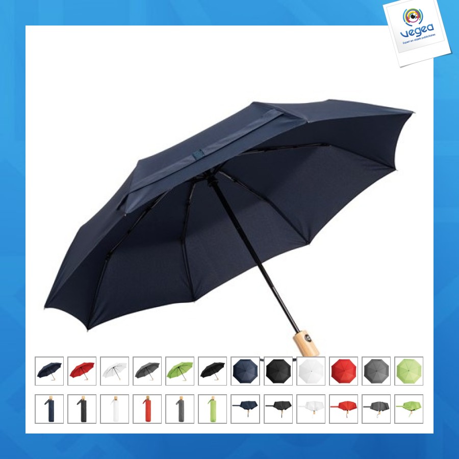 Parapluie pliable personnalisé automatique tempête calypso