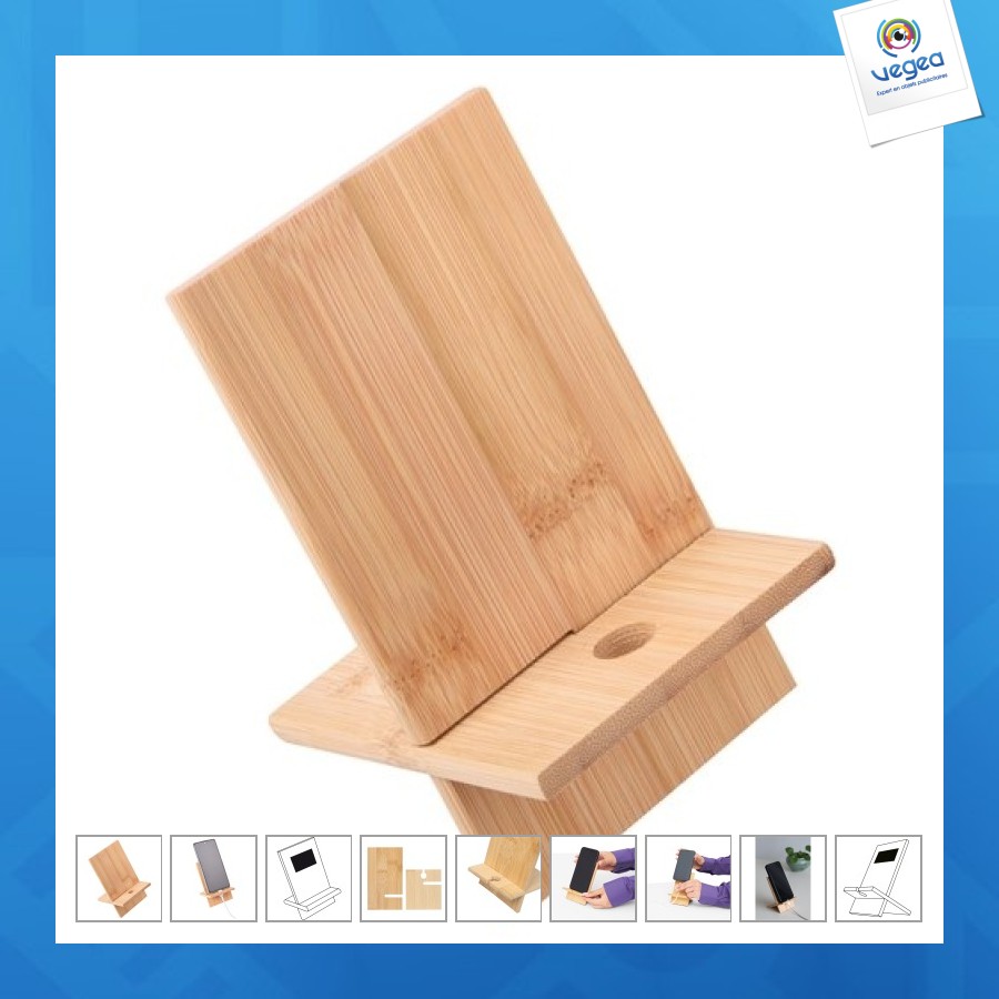 Support pour smartphone bamboo chair
