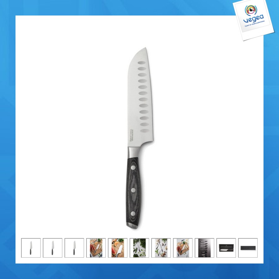 Couteau personnalisable santoku kaiser