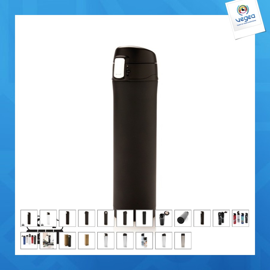 Bouteille 450ml verrouillage facile en plastique recyclé rcs