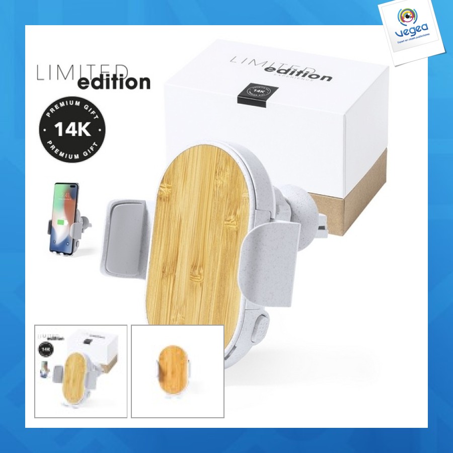 Support chargeur publicitaire