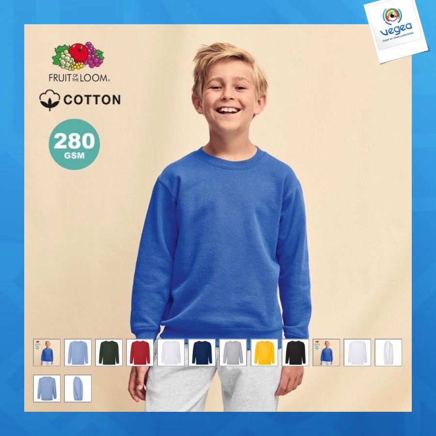 Sweat-shirt enfant - classic set-in sweat