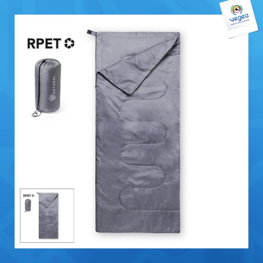 Sac de couchage avec logo en rpet