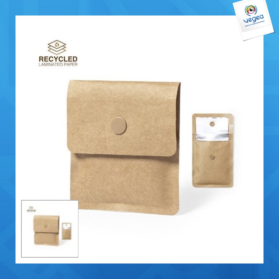 Cendrier de poche promotionnel en papier recyclé