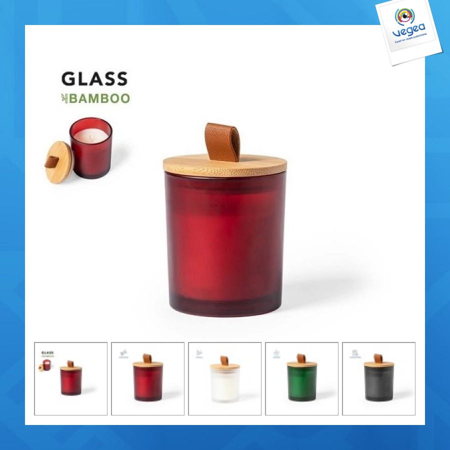 Bougie aromatique personnalisable