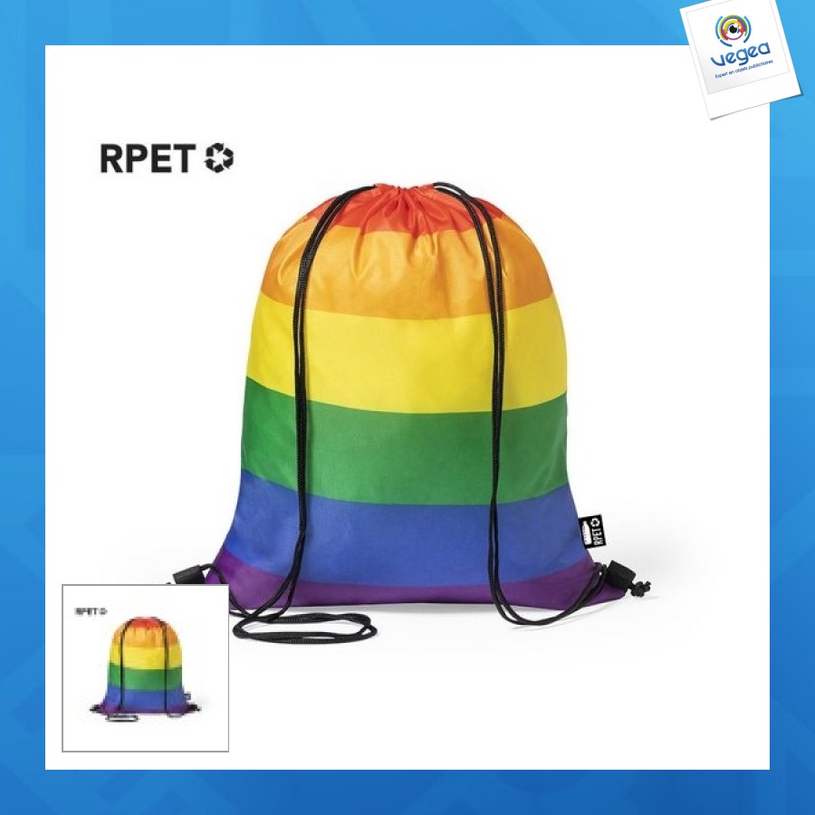 Sac à dos arc-en-ciel