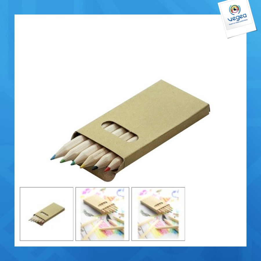 Crayons 6 pcs barva